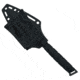 Takumitak Twisted Fixed Blade Knife, 4 in Blade , 3cr13, Black, TKF310