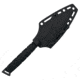 Takumitak Twisted Fixed Blade Knife, 4 in Blade , 3cr13, Black, TKF310