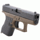 Talon Grips Fits Glock 42, Black, Rubber 108R
