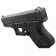 Fits Glock Gen4 26, 27, 28, 33, 39 w/Medium Backstrap, Black, Rubber
