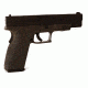 Talon Grips Handgun Grip, Springfield Armory XD .357 SIG/XD .40 S&amp;W/XD 9mm, Granulate, Black, 202G