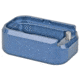 Taran Tactical Innovations Base Pad, For Glock 17/22, +3/+4, Small, Titanium Blue Finish