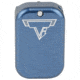 Taran Tactical Innovations Base Pad, For Glock 17/22, +3/+4, Small, Titanium Blue Finish