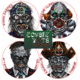 Lyman Zombie Variety Pack Zombie Dots Practice Targets, Pack of 10 4026308
