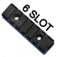 Tdi Arms Picatinny Tactical Rail w/ MLOK Interface, Aluminum, 7 Slots, Black, Small, MLOK-R7