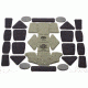 Team Wendy EPIC Helmet Liner System, Foliage Green, Medium/Large 03-12
