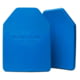 Team Wendy ESAPI Non-Ballistic Training Chest Plate, Pair, Blue 91-C1