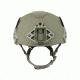 Team Wendy EXFIL Ballistic Helmet, LED Left Eye Dominant Retention, No Shroud, Ranger Green, Medium, Large, 73-71N-E71-L