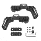 Team Wendy EXFIL Carbon/LTP Rail 3.0 Retrofit Kit, Black, 70-RRK-C3-BK