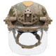 Team Wendy EXFIL Face Shield, Coyote Brown, Medium/Large, 76-VRT-CB1