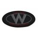 Team Wendy 'W'' Logo Patch 2in x 3in, Black, C390-BK-2