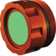 TEC Accessories D-Cache Storage Glow Cap, Aluminum, 7.87in Overall, Green Embrite Glow Insert Bottom Cap, DCSC-GLO-G