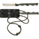 Templar Knife The Neck Folding Knife, 2.46in, Powder D2 Steel, Drop Point Plain Blade, OD Green Canvas Micarta Handle, N-TKG-32-2