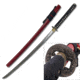 Ten Ryu Fixed Blade, 42in, 1045 Carbon Steel Blade, Black Cord Wrapped Handle TR-036RD