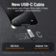 Teslong NTG100-C 45-Inch Flexible USB-C Borescope, Black, TSNTG100-C