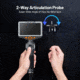 Teslong TD500 Articulating Inspection Camera w/ 5in Screen, Black/Metallic Grey/Orange, TD50085L1.55