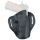 Texas 1836 Cannon - Open Top OWB Holster, Left Hand, Glock 26 Subcompact, Springfield Armory XD Sub-Compact, Black, TX-BH3-641