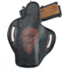 Texas 1836 Cannon Vintage Edition - Open Top OWB Holster, Right Hand, Glock 26 /9mm &amp; .40 XD Most Double Stack Sub Compact Pistols, With No Attachment, Vintage Brown, Black, TX-BH3-640-VINBRO
