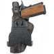 Texas 1836 PD1 - Rotating Thumb Release OWB Paddle Holster, Right Hand, Smith &amp; Wesson J-Frame / M&amp;P Bodyguard 38 Revolvers, Ruger LCR, Brown, TX-PD1-1012