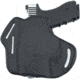 Texas 1836 Three Slots - Open Top OWB Holster, Right Hand, Most Glock Full Size 9mm/.40 and Similar Frame, With No Attachment, Black, TX-3SLOTS-OT-300