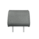 The Headrest Safe Co. The Vulcan Bundle Right-Hand Driver Bundle, Cloth, Dark Gray, HRBUNDGC01RH