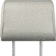 The Headrest Safe Co. The Headrest Safe, Leatherette, Light Gray, HRSLGL01