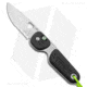 The James Brand The Redstone Slide Lock Folding Knife, 2.43in, Sandvik 12C27, Drop Point Blade, Polypropylene, Black Handle, Black/Gray, 6.125 inch, BHQ-144198