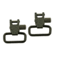 The Outdoor Connection Raptor Swivels, w/Lock, Black, 1in, WIRE-79502