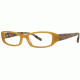 Theory TH1130 Progressive Prescription Eyeglasses - Frame Amber/Amber Mosaic, Size 52/16mm TH113001