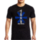 Thin Blue Line 1* Asterisk Classic T-Shirt - Mens, 2XL, Black, 1AS-BIG-BLACK-XXL