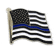 Thin Blue Line American Flag Pin, Thin Blue Line - TBLAM