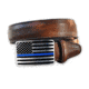 Thin Blue Line Belt Buckle - Flag, Thin Blue Line - BUCKLE-TBLAM