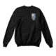 Thin Blue Line Crew Neck Sweatshirt, Black - TBL-CREW-BLACK-XXL