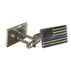 Thin Blue Line Flag Cufflinks Patches, CUFF-TBLA