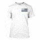 Thin Blue Line Men's - T-shirt - Flag, White - MEN-TBL-SMALL-LOGO-WHITE-XXL