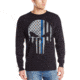 Thin Blue Line Mens Longsleeve T-shirt - Skull - TBL-LS-SKULL-LARGE