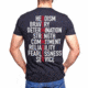 Thin Blue Line Shirt - Remember, Thin Red Line - REMEMBER-TRL-SHIRT-BLACK-L