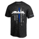 Thin Blue Line T-shirt - Dc Large, - DC-LRG-TBL-SHIRT-BLK-2XL