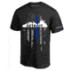 Thin Blue Line T-shirt - Detroit Large, - DETROIT-LRG-TBL-SHIRT-BLK-L