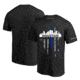 Thin Blue Line T-shirt - Houston Large, - HOUSTON-LRG-TBL-SHIRT-BLK-L