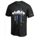 Thin Blue Line T-shirt - Houston Large, - HOUSTON-LRG-TBL-SHIRT-BLK-L