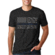 T-Shirt - Pledge of Allegiance Thin Blue Line Flag