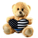 Thin Blue Line Teddy Bear - Heart, Thin Blue Line - TBL-TED-BEAR