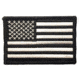 Thin Blue Line Thin Silver Line American Flag Patch, 2 X 3 Inches, Sew On - TSL-P-SEW