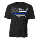 Thin Blue Line Usa Polyester Shirt - POLY-USA-BLACK-XXXL
