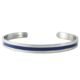 Thin Blue Line Women's Bangle, Thin Blue Line - BANGLE-TBL-LARGE