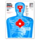 Thompson Target B27-IMZ Upper Torso 19x25in Silhouette Shooting Targets, 20 Pack, Blue, Extra Large, 6924-20