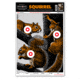 Thompson Target Life-Size Squirrel 12.5x19 Paper Hunting Targets, 30 Pack, Brown, Large, 2004-30