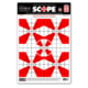 Thompson Target Scope Alignment/Sight-In 12.5x19 Paper Shooting Targets, 30 Pack, Red, Large, 3333-30