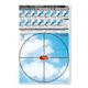 Thompson Target Shotgun Trouble Shooter 25x38 Paper Patterning Targets, 25 Pack, Blue, 2XL, 1200-25